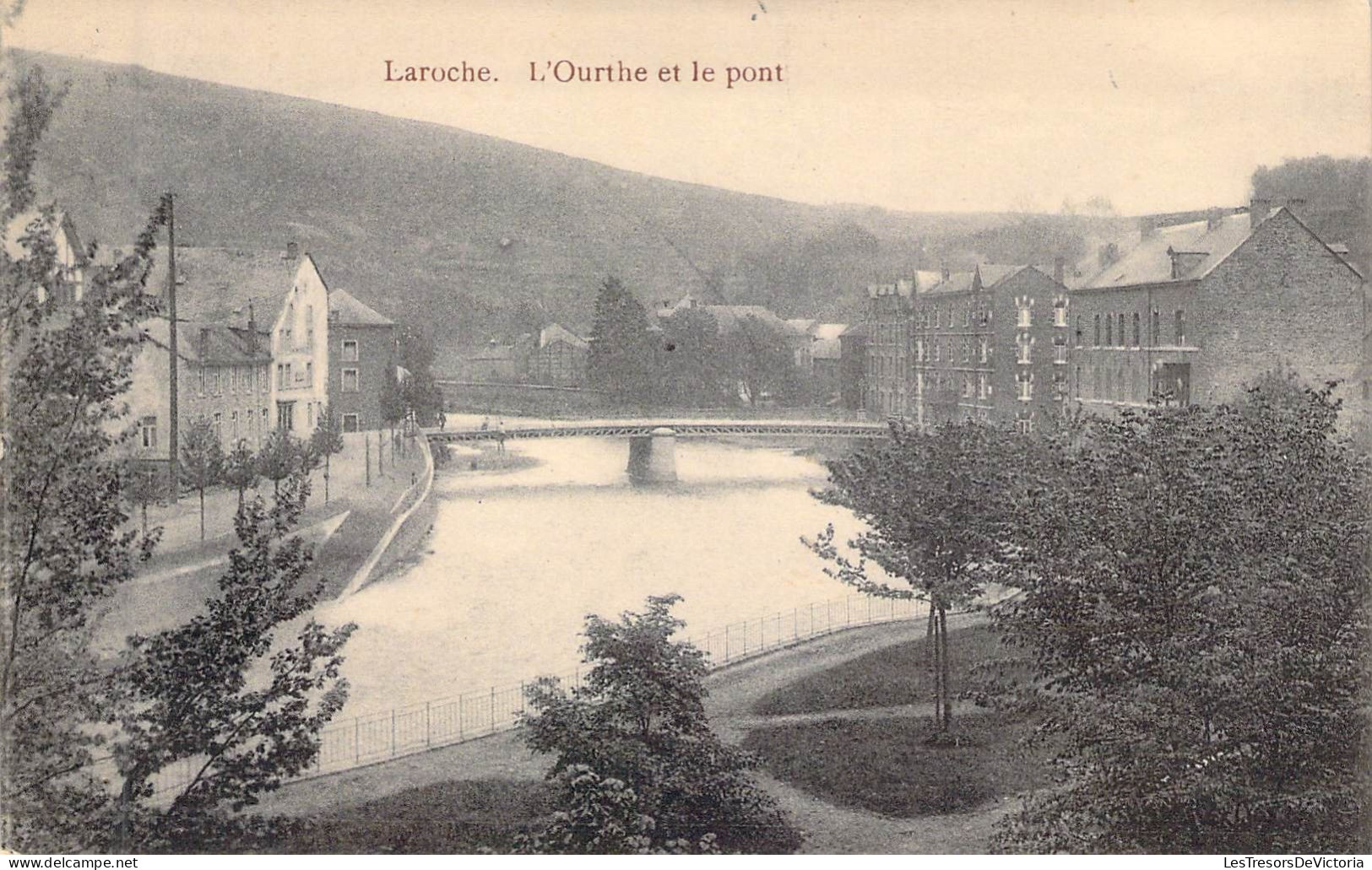 BELGIQUE - LAROCHE - L'Ourthe Et Le Pont - Carte Postale Ancienne - La-Roche-en-Ardenne