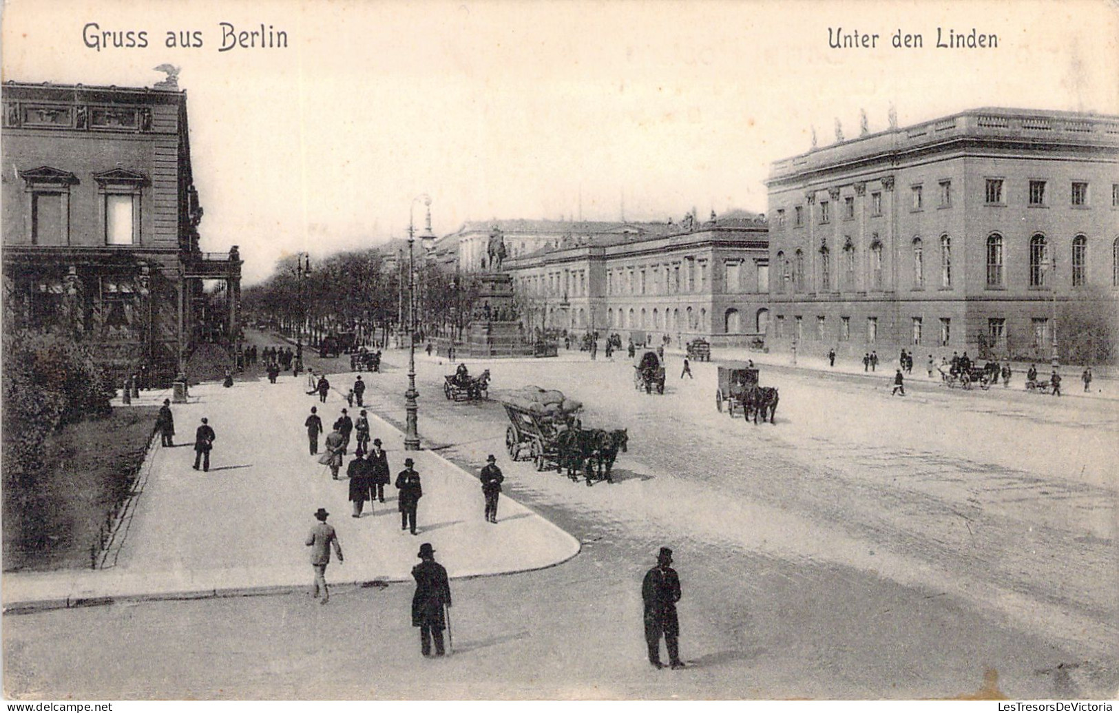 ALLEMAGNE - BERLIN - Gruss Aus - Unter Den Linden - Carte Postale Ancienne - Other & Unclassified