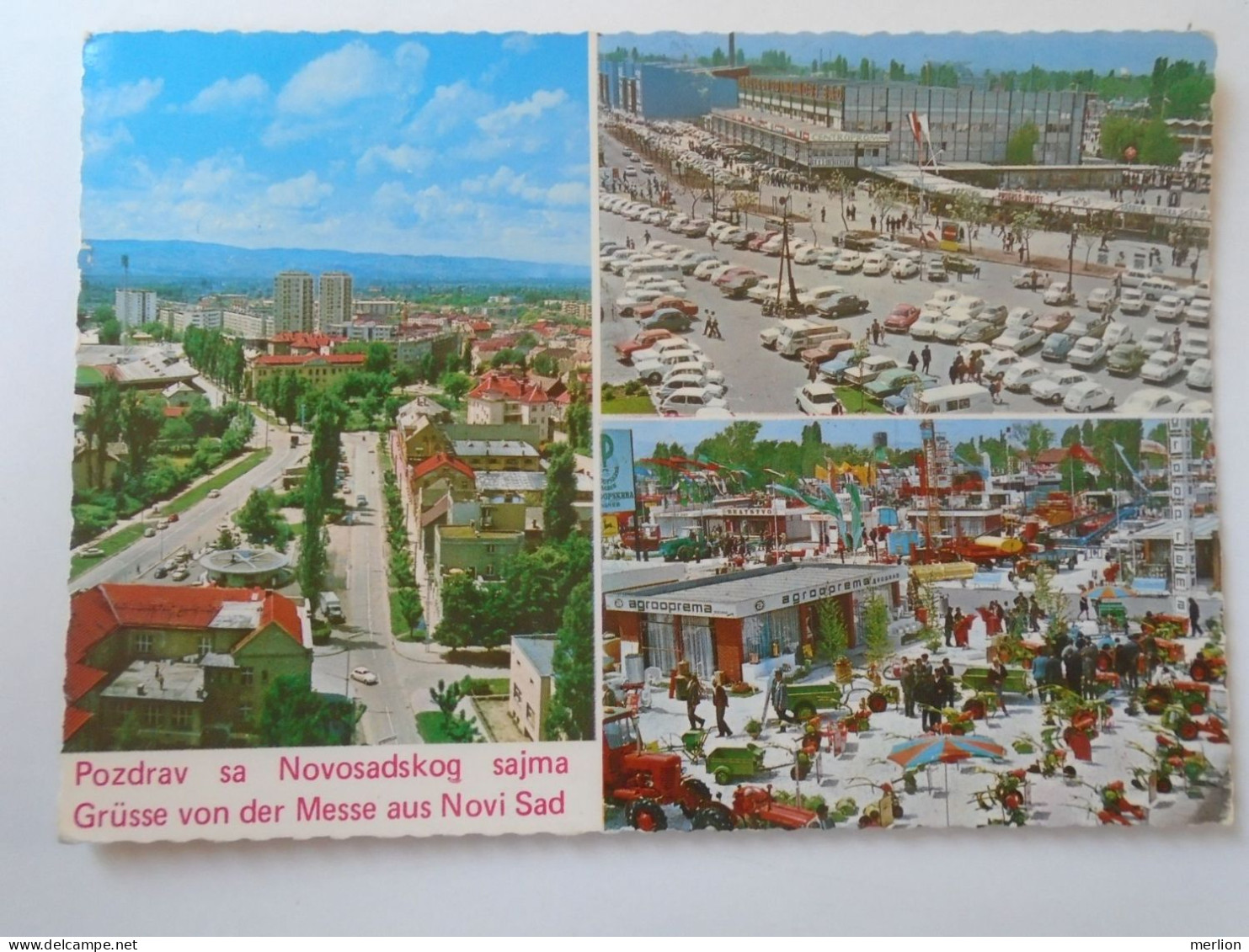 ZA439.12   AK CPM -  Novi Sad Pozdrav Sa Novosadskog Sajma -Grüsse Von Der Messe Aus Novi Sad - Fair - Foire 1970's - Foires