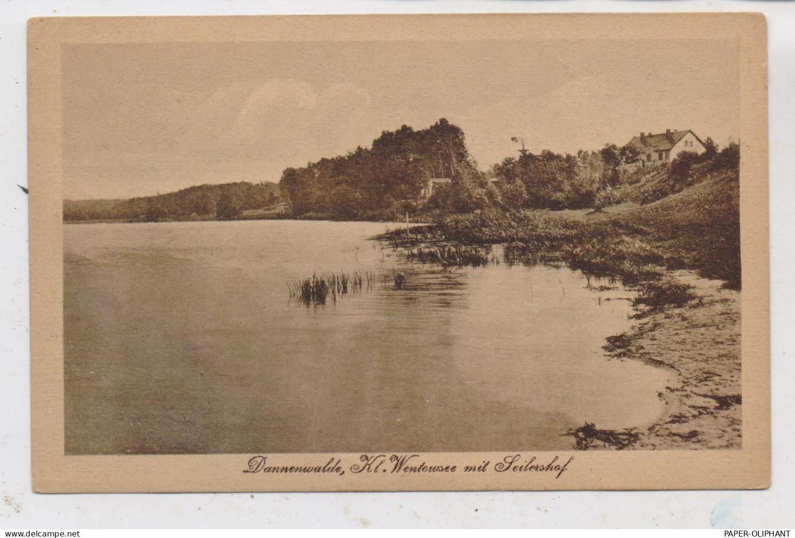 0-1430 GRANSEE - DANNENWALDE, Kl. Wentowsee Mit Seilershof, 1922 - Gransee