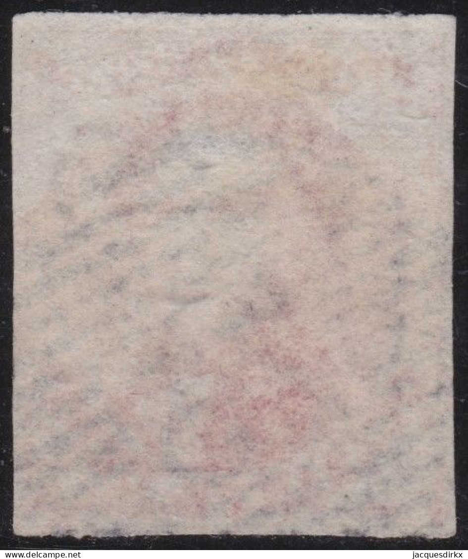Belgie  .   OBP    .    5 A (2 Scans)     .     O  .  Papier  épais      .    Gestempeld     .   /   .   Oblitéré - 1849-1850 Médaillons (3/5)