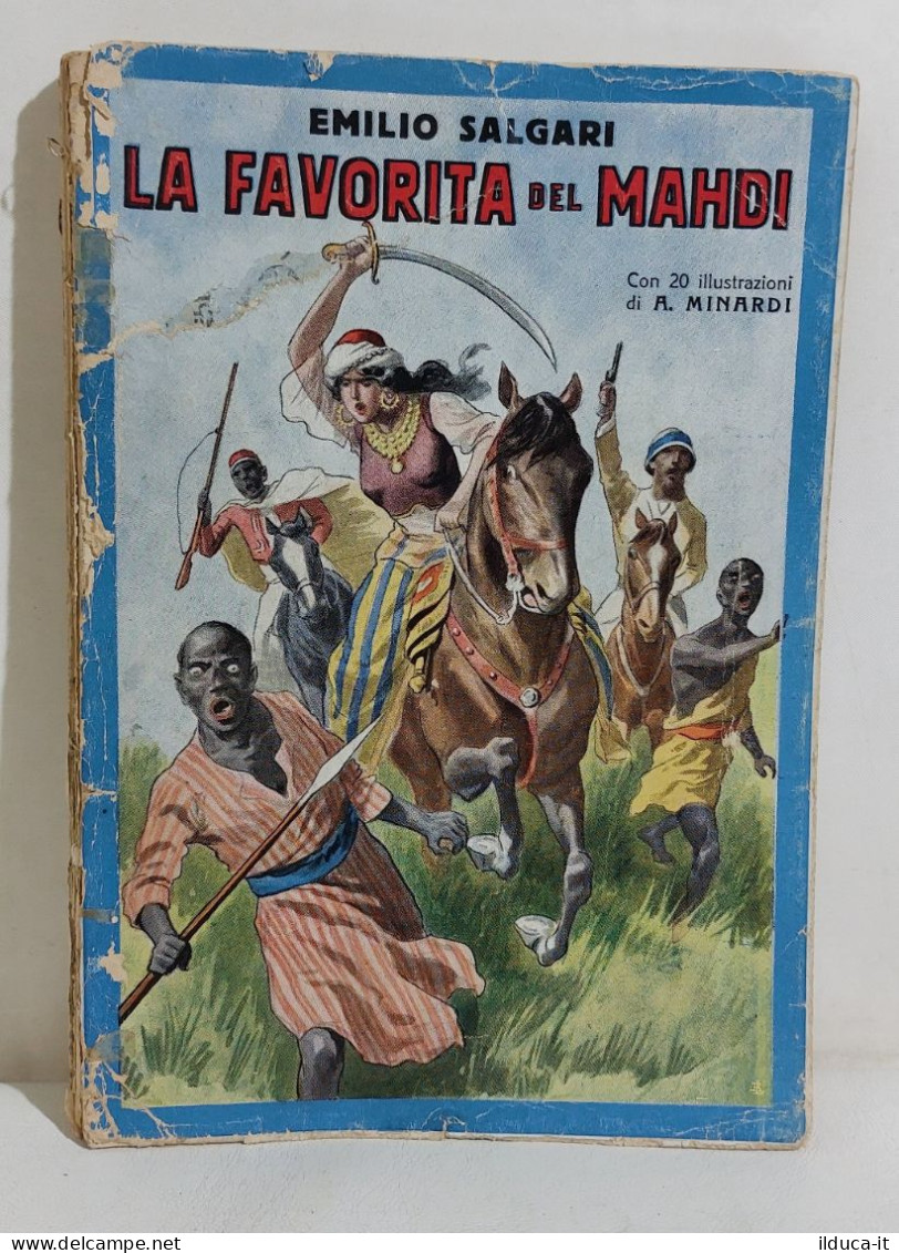 I113507 Emilio Salgari - La Favorita Del Mahdi - Sonzogno 1940 - Acción Y Aventura