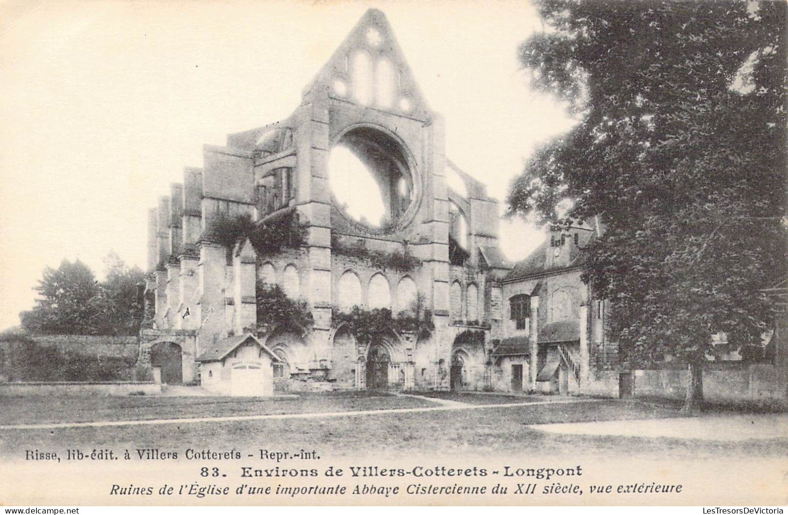 FRANCE - 02 - Environs De Villers Cotterêts - Longpont - Ruine De L'Eglise D'une Importante - Carte Postale Ancienne - Villers Cotterets