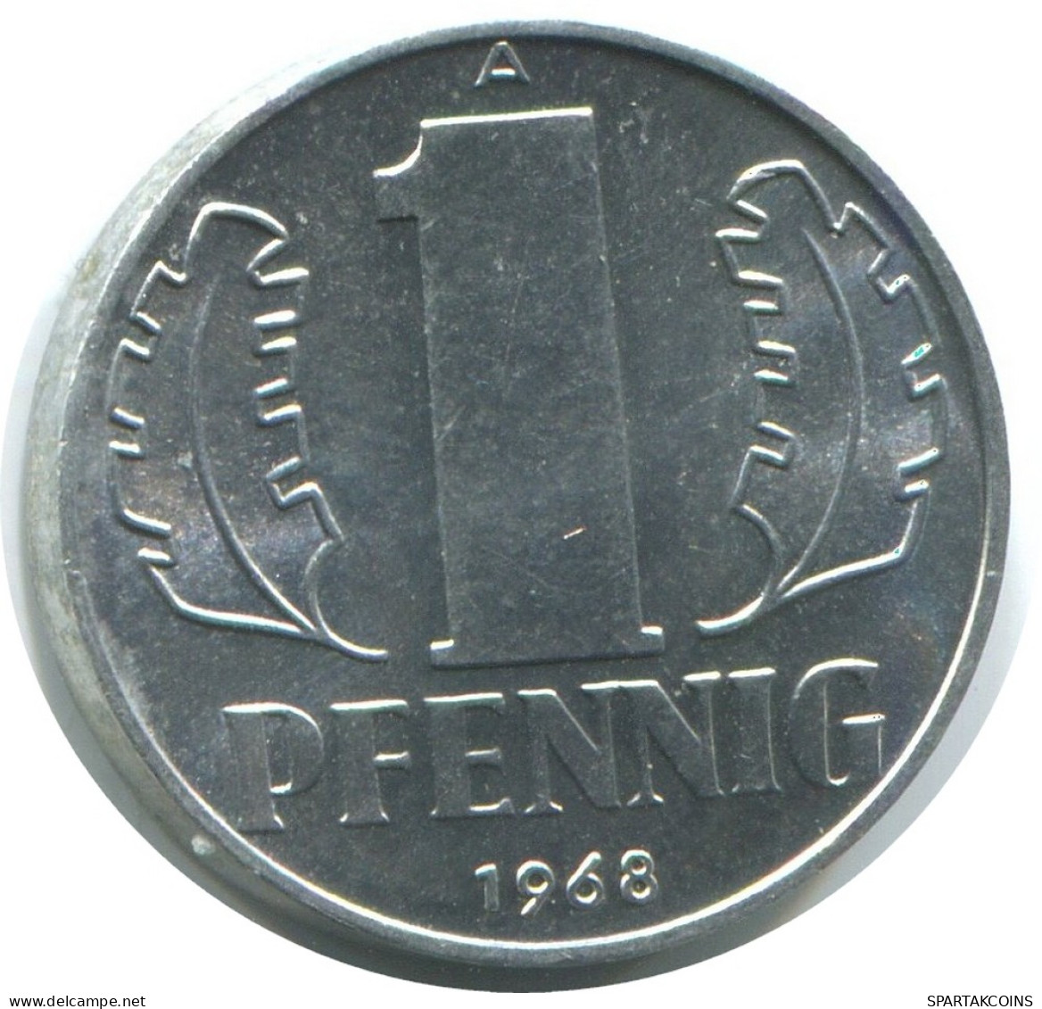 1 PFENNIG 1968 A DDR EAST ALEMANIA Moneda GERMANY #AE074.E - 1 Pfennig