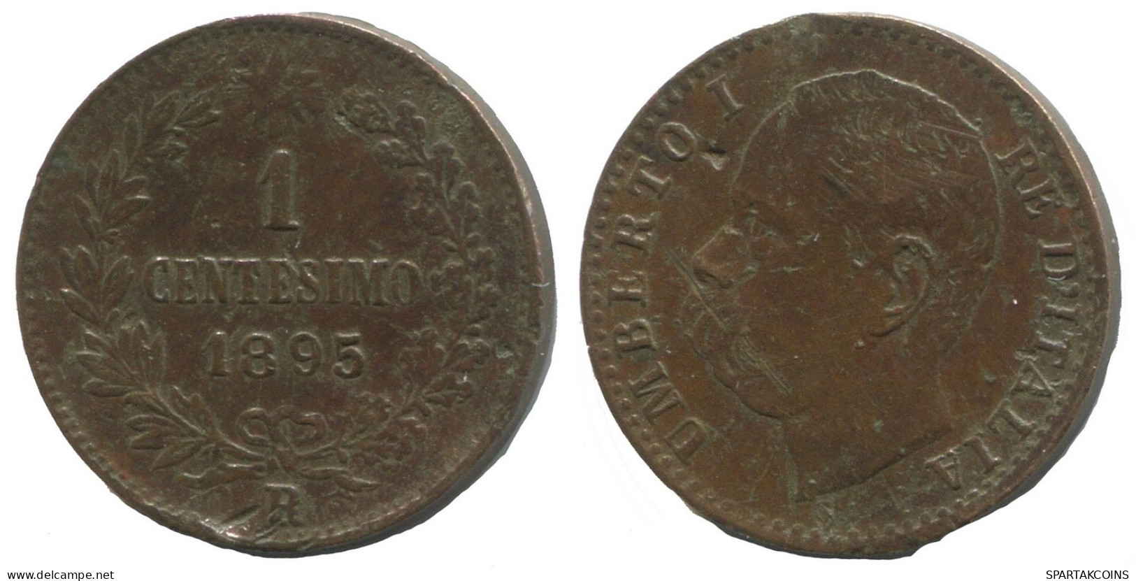 ITALY 1 Centesimo 1895 R Umberto I #AC186.8.F - Parme