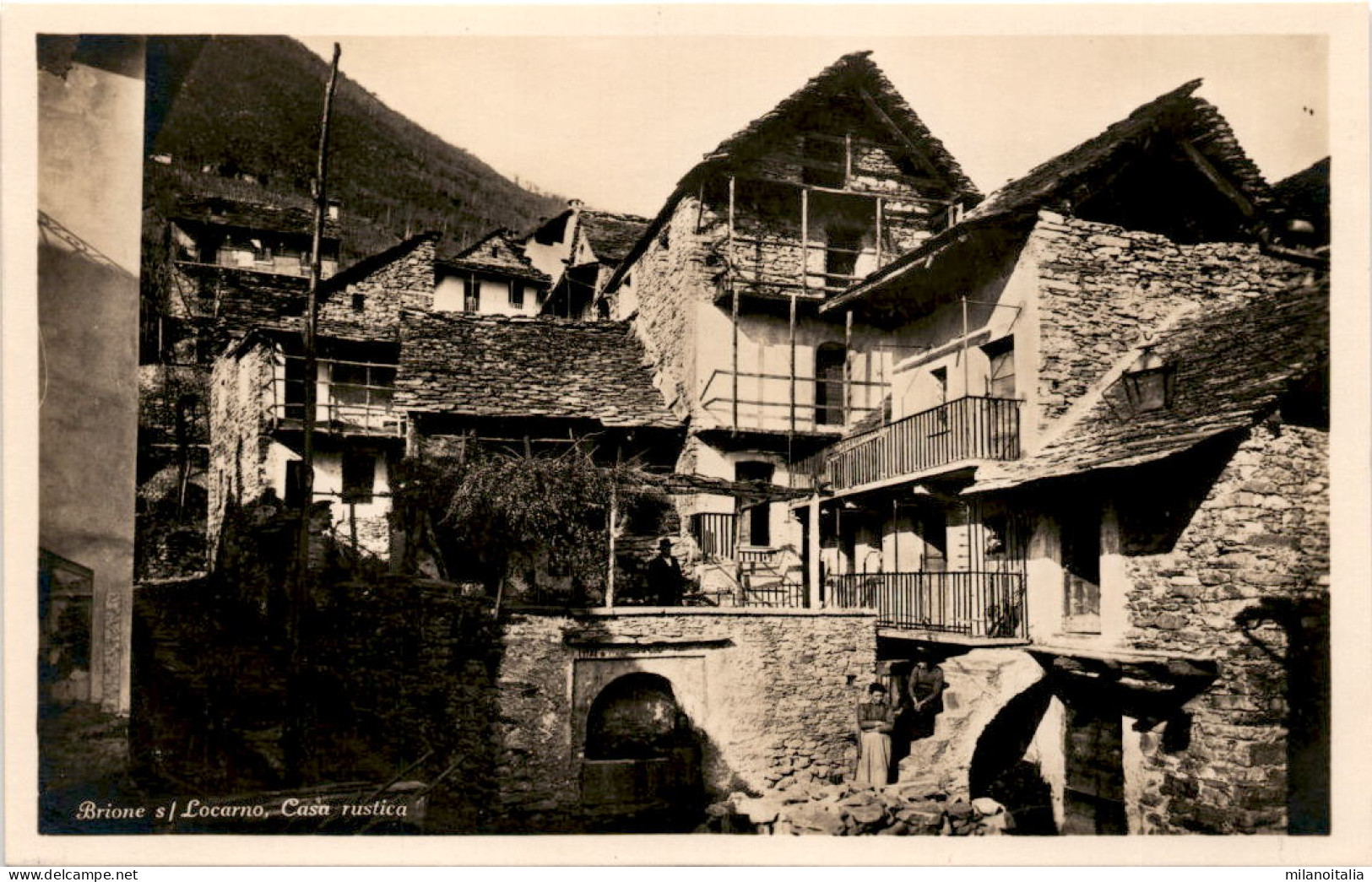 Brione S/Locarno - Casa Rustica (16143) * 29. 8. 1926 - Brione Sopra Minusio