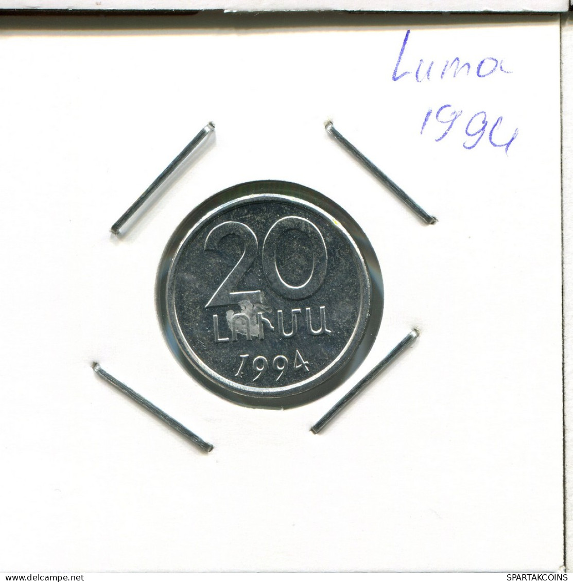 20 LUMA 1994 ARMENIA Coin #AR405.U - Arménie