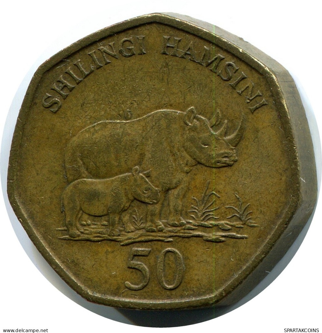 50 SHILLINGI 1996 TANZANIE TANZANIA Pièce #AP948.F - Tanzania