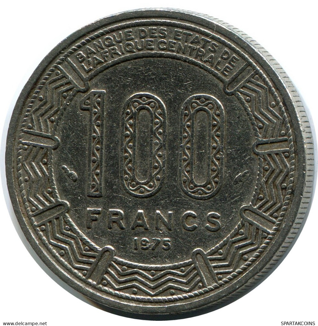 100 FRANCS 1975 CAMEROON Coin #AP854.U - Kamerun