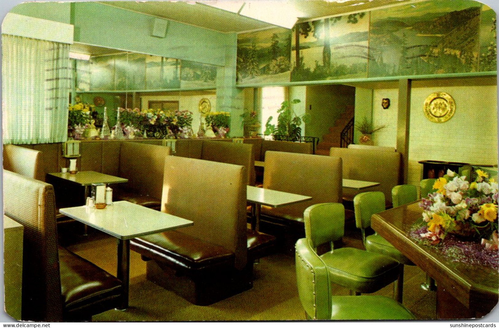 Idaho Coeur DlAlene Fowler's Restaurant Dining Room 1962 - Coeur D'Alene