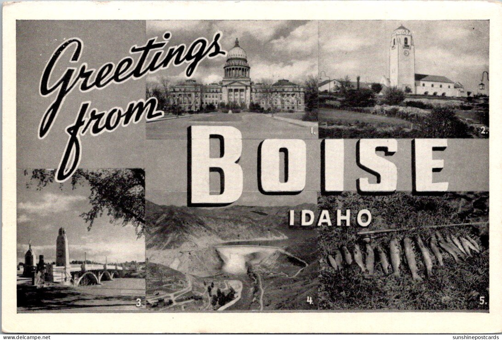 Idaho Greetings From Boise Multi View  - Boise