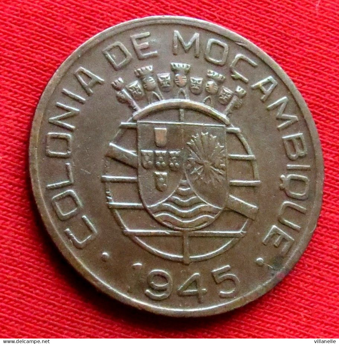 Mozambique 1 Escudo 1945 Mozambico Moçambique #2 W ºº - Mozambique