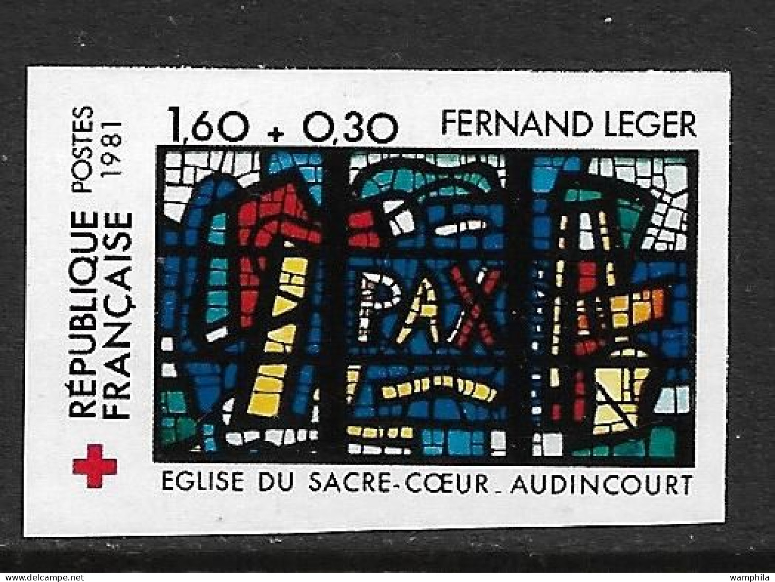 France 1979, N°2175/76a** Non Dentelé. Croix-Rouge , Cote 115€ - 1981-1990