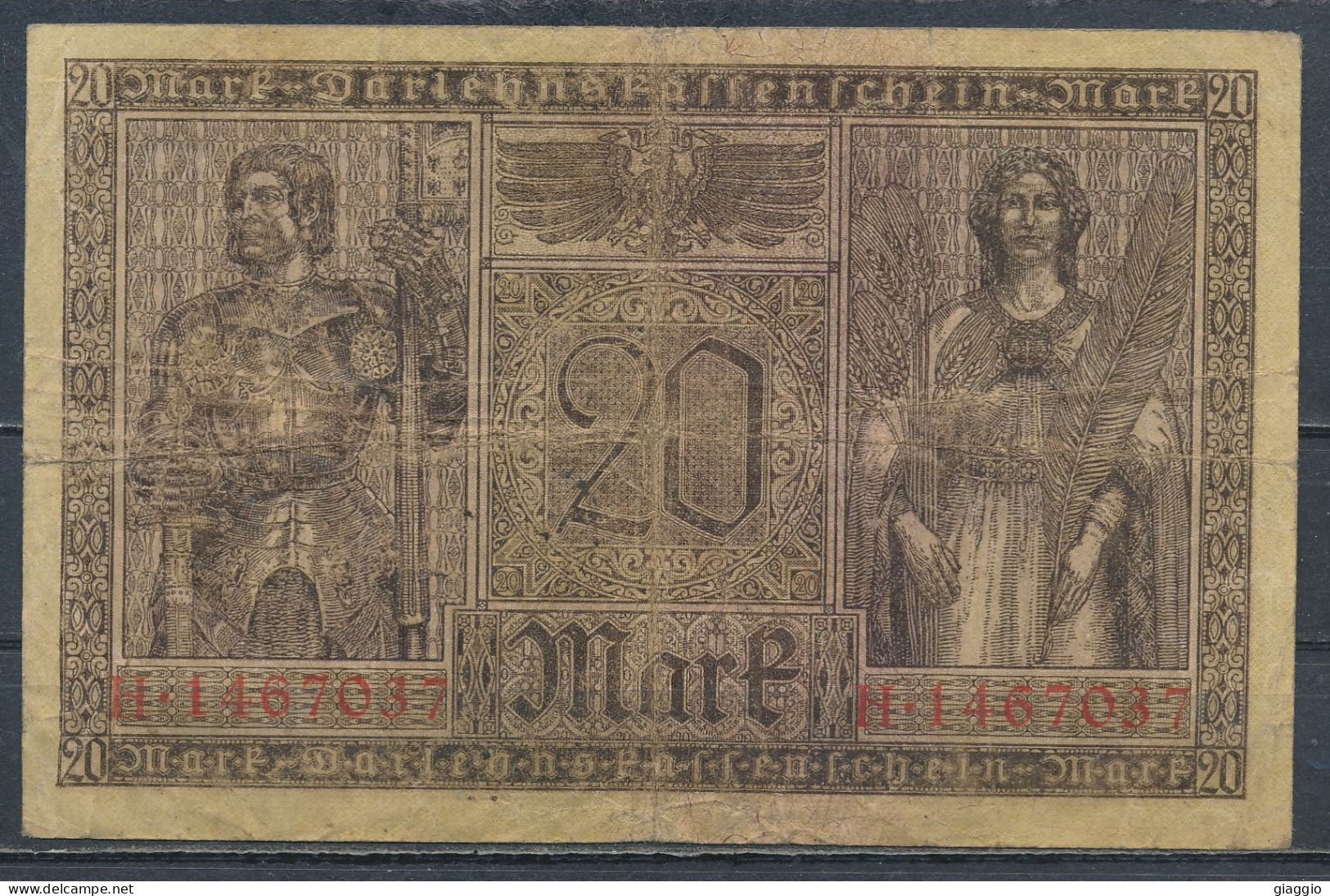 °°° GERMANY - 20 REICHSMARK 1918 °°° - 20 Mark