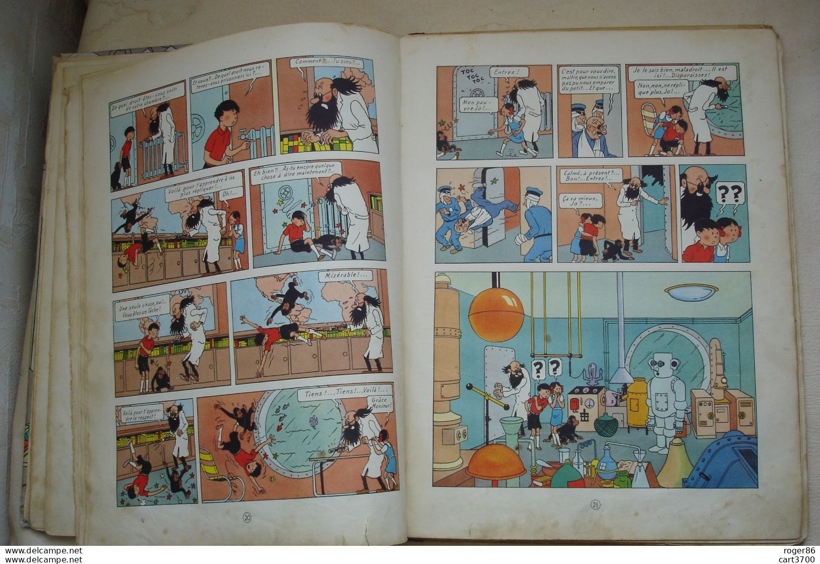 album HERGE le manitoba ne repond plus édition  de 1952