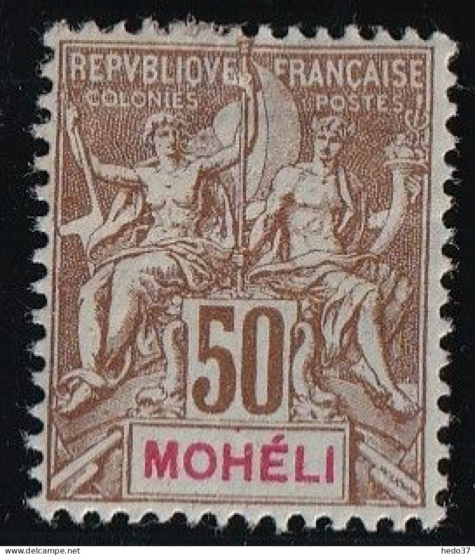 Mohéli N°12 - Neuf * Avec Charnière - TB - Ongebruikt