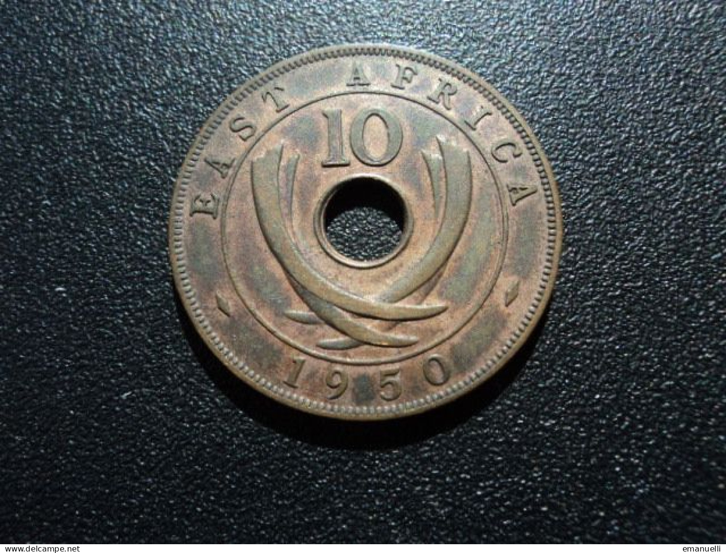 AFRIQUE DE L'EST ANGLAIS : 10 CENTS   1950    KM 34     SUP - British Colony