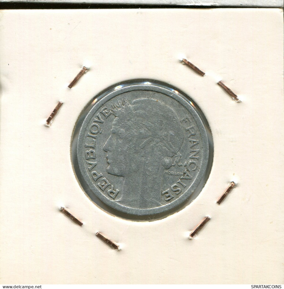 1 FRANC 1944 FRANKREICH FRANCE Französisch Münze #AM542.D - 1 Franc