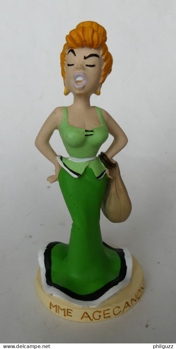 FIGURINE EN RESINE ASTERIX ATLAS N° 21 MADAME AGECANONIX En Loose (2) - Astérix & Obélix