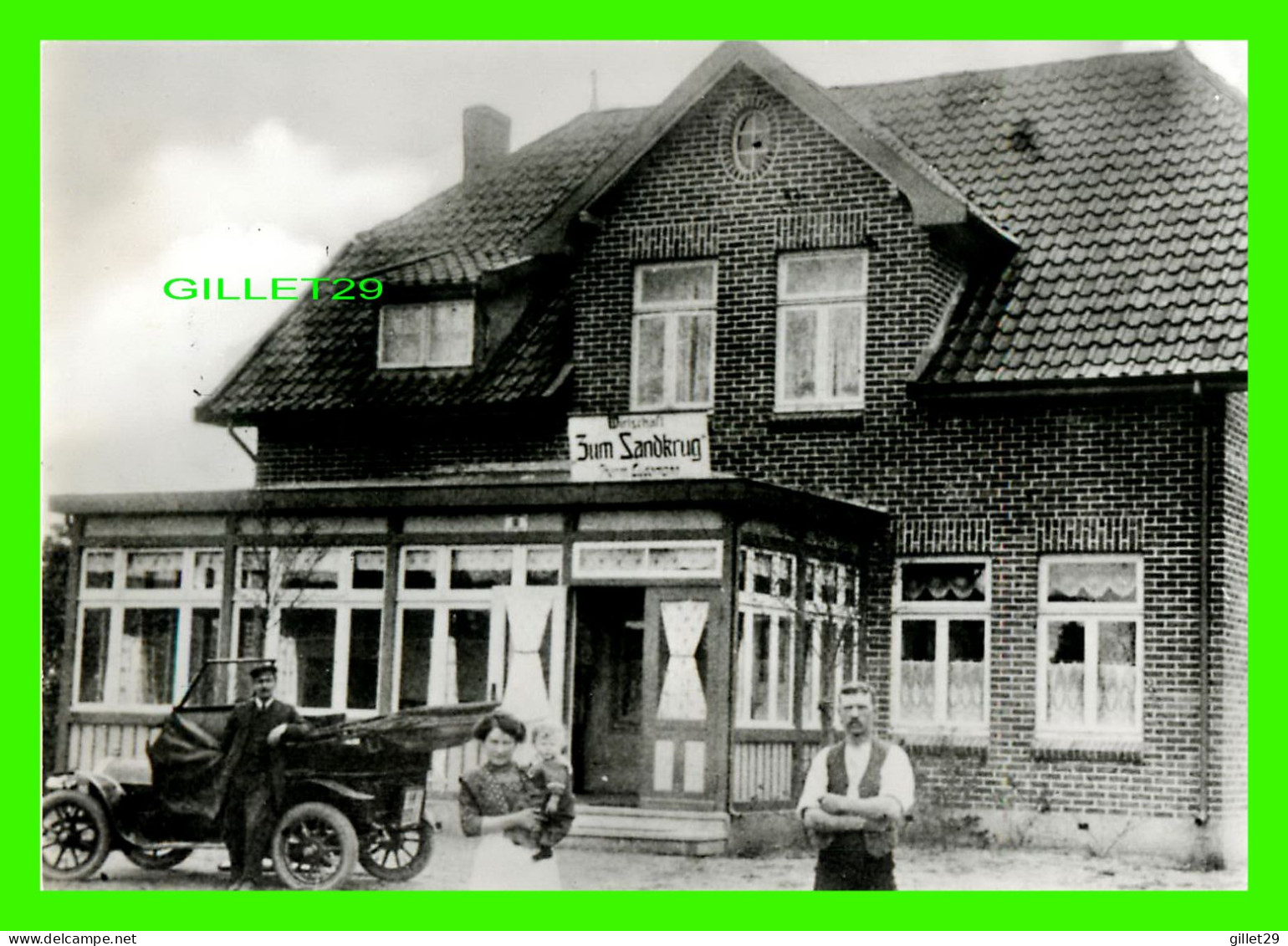 BONNINGSTEDT, GERMANY - JAHRE - LOKAL LUDEMANN, ZUM SANDKRUG IM JAHRE 1915 - TRAVEL IN 1970 - - Boennigstedt