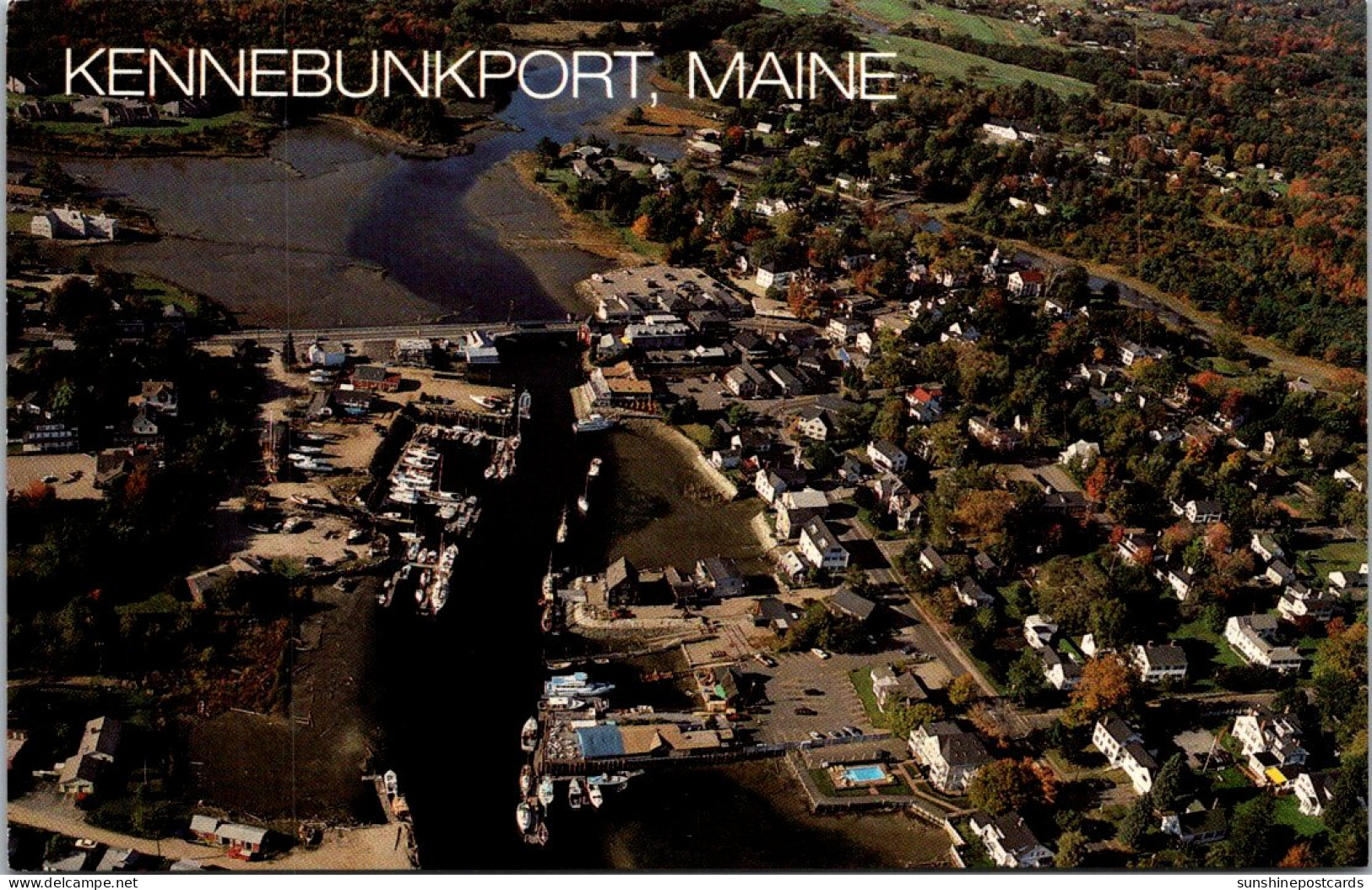 Maine Kennebunkport Aerial View  - Kennebunkport