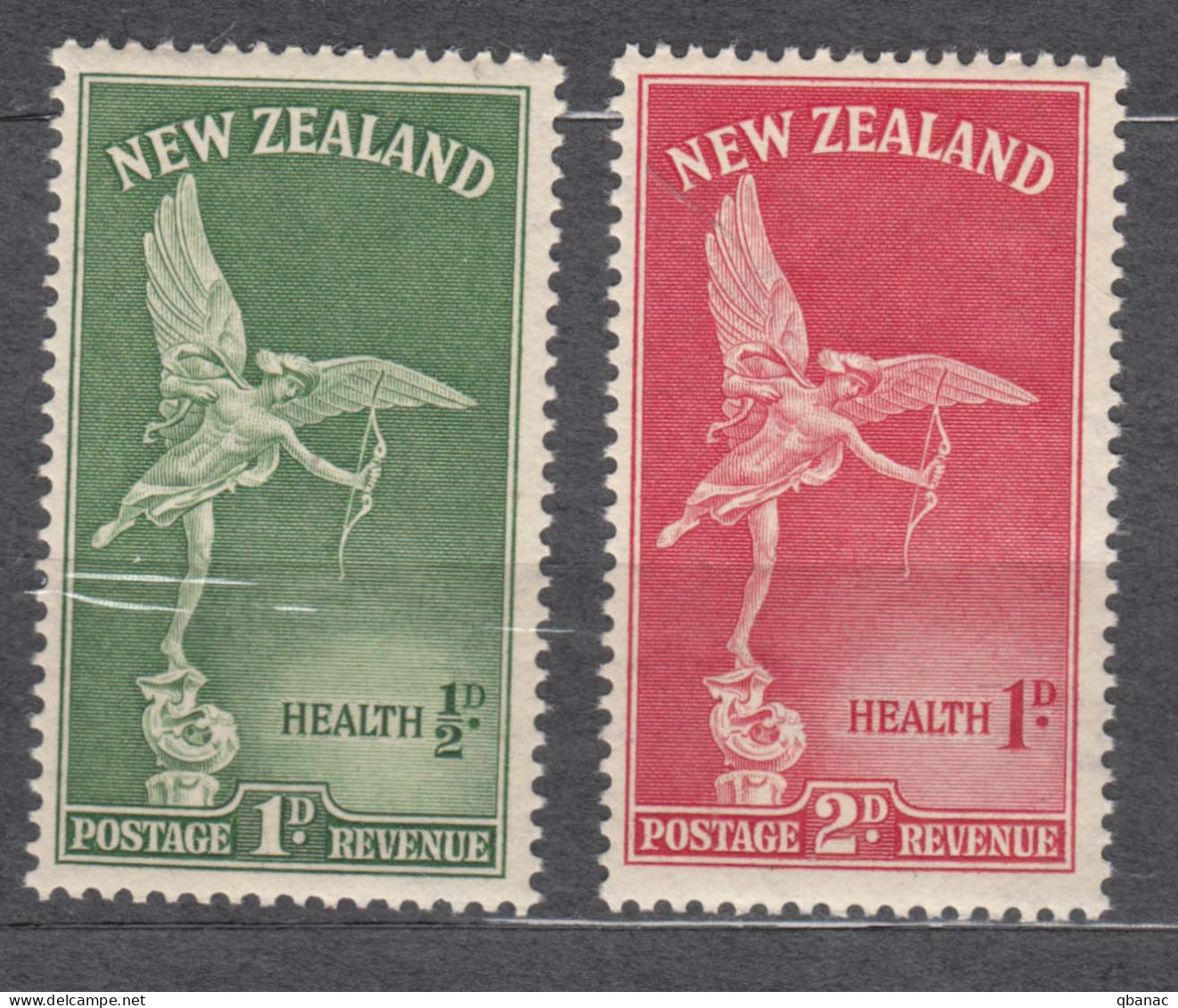 New Zealand 1947 Mi#299-300 Mint Never Hinged - Nuevos