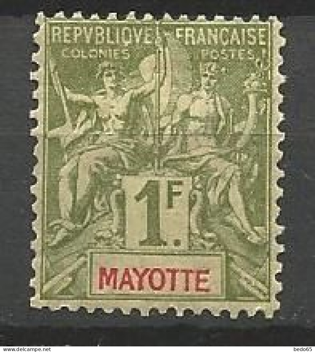 MAYOTTE N° 13 Aminci NEUF* CHARNIERE  / MH - Unused Stamps