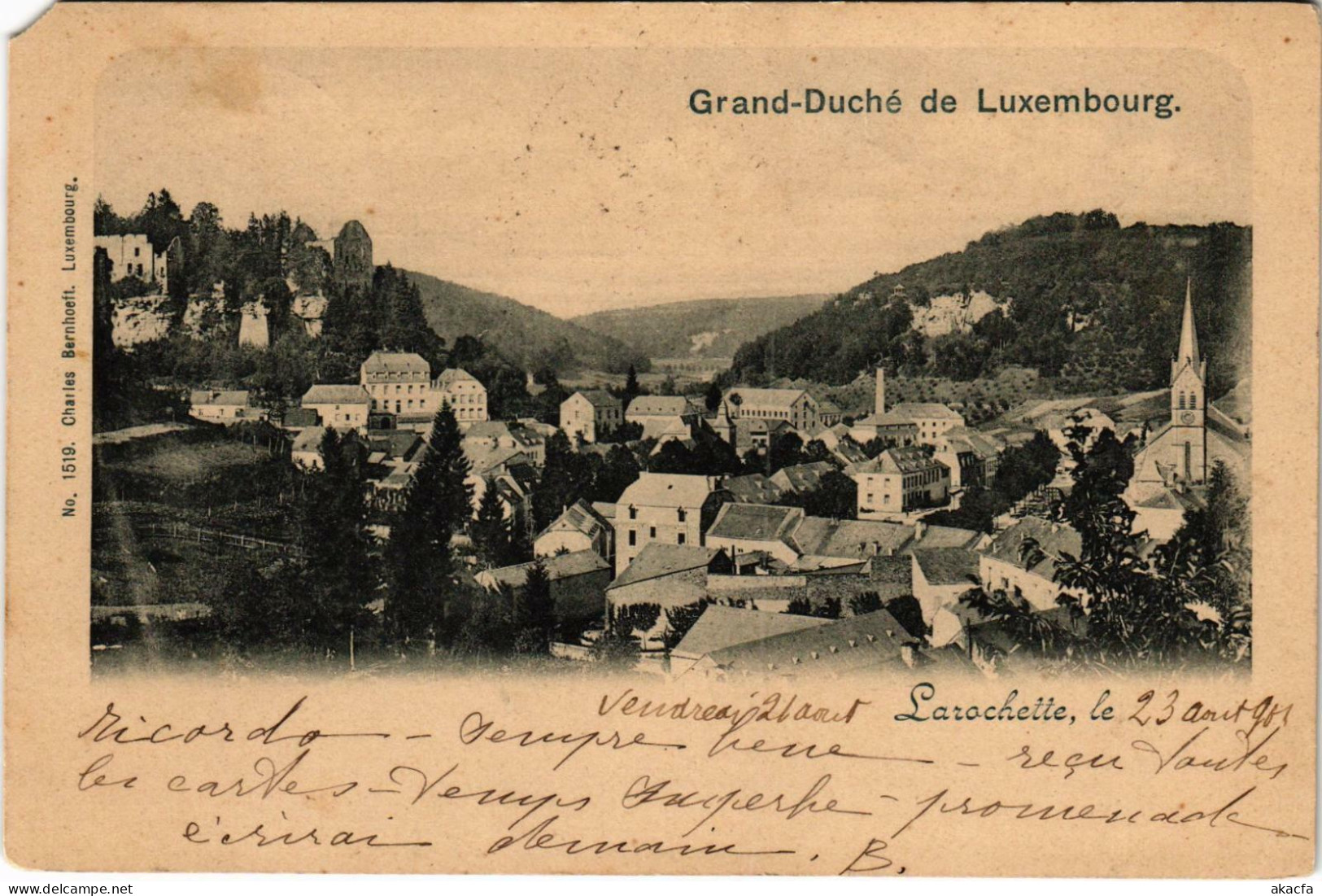 CPA AK Larochette LUXEMBURG (803940) - Fels