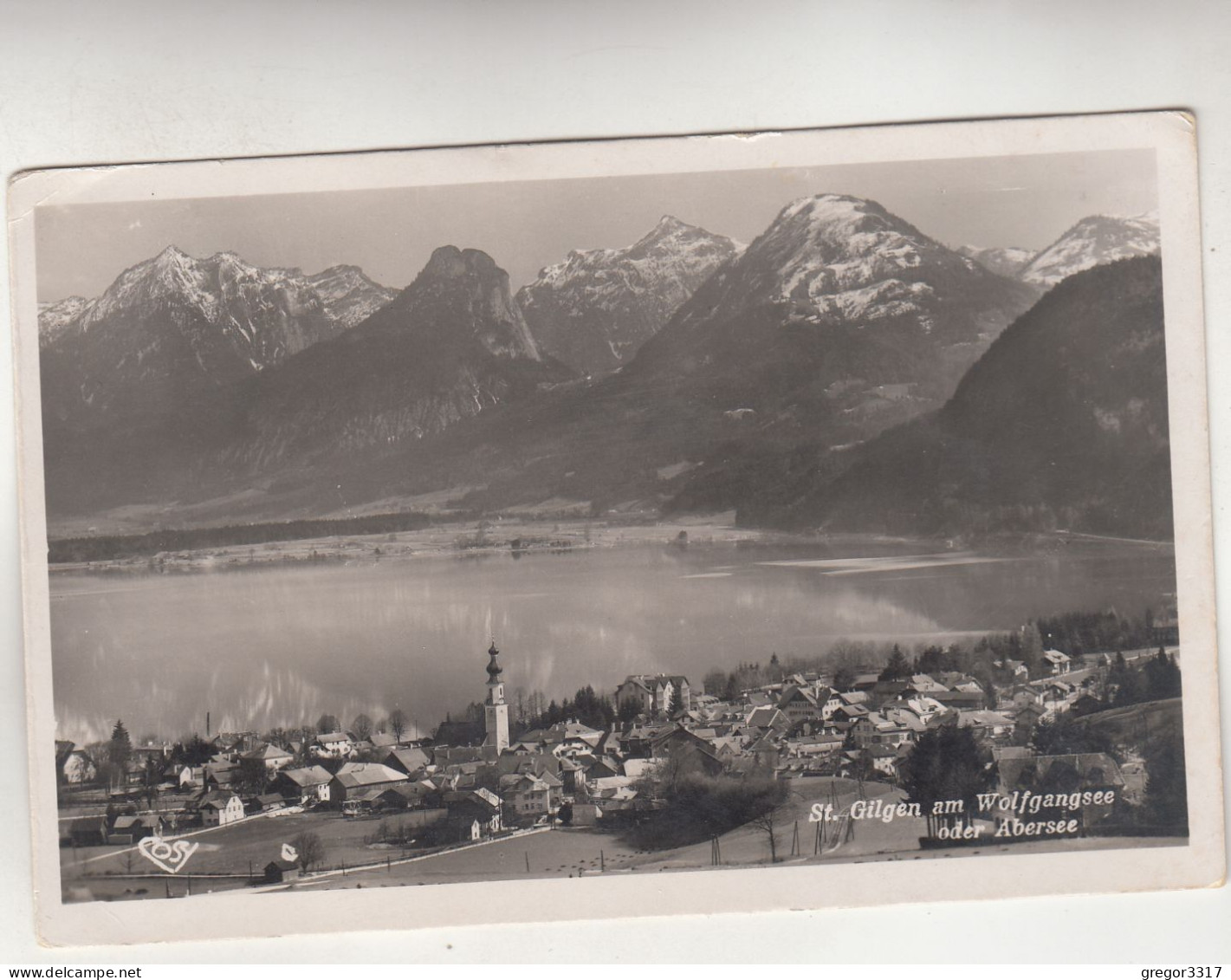 C7802) ST. GILGEN Am Wolfgangsee Oder Abersee - Kirche Häuser 1941 - St. Gilgen