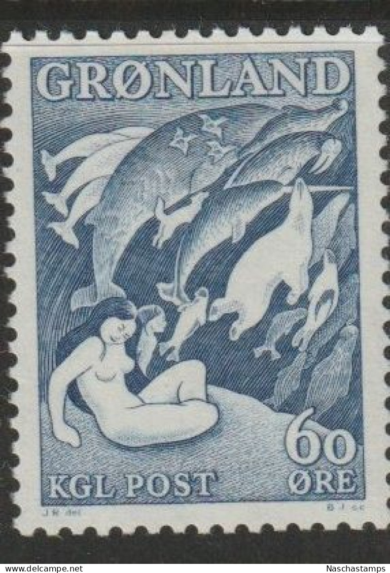 Greenland 1957 "Mother Of The Sea"  MNH - Unused Stamps