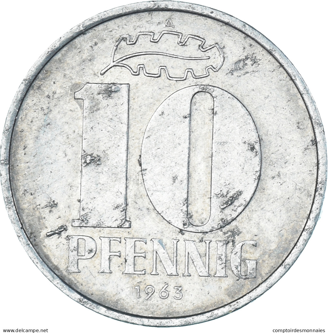 Monnaie, République Démocratique Allemande, 10 Pfennig, 1963 - 10 Pfennig