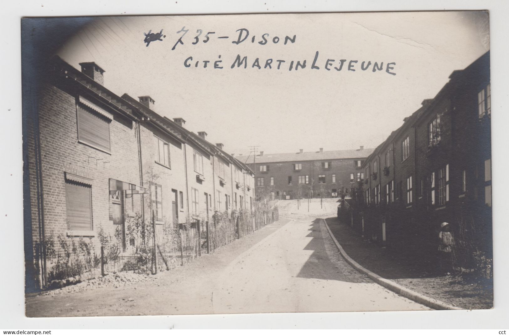 Dison CARTE PHOTO CARTE MERE Cité Martin Lejeune - Dison