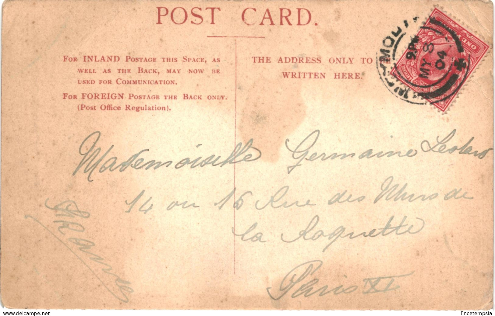 CPA Carte Postale  Royaume Uni  Weymouth  Convent Of The Secret Heart Chapel   1904 VM66989 - Weymouth