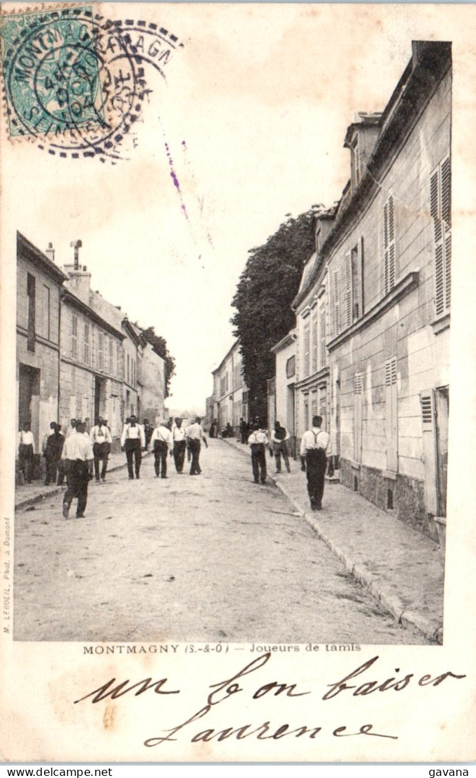 95 MONTMAGNY - Joueurs De Tamis  - Montmagny