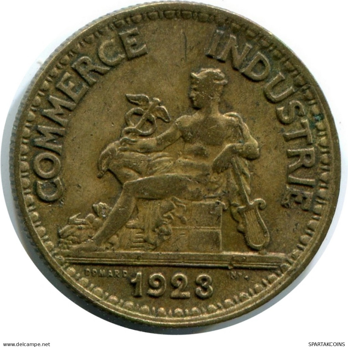 50 FRANCS 1923 FRANKREICH FRANCE Französisch Münze #AX102.D - 50 Francs (oro)