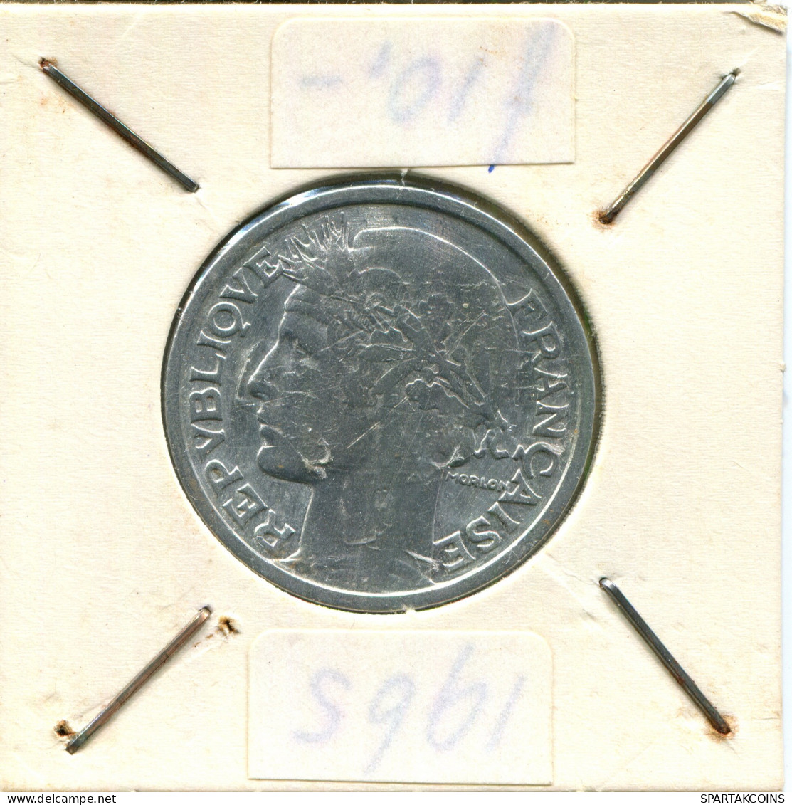 2 FRANCS 1947 FRANCIA FRANCE Moneda #AW376.E - 2 Francs