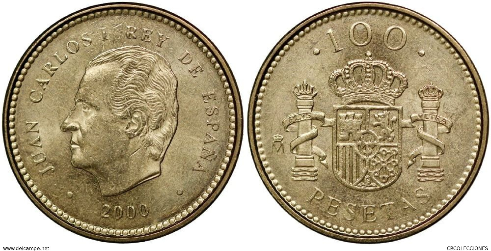 C2000 MONEDA ESPAÑA 100 PESETAS 2000 LIS ABAJO SIN CIRCULAR - 100 Pesetas