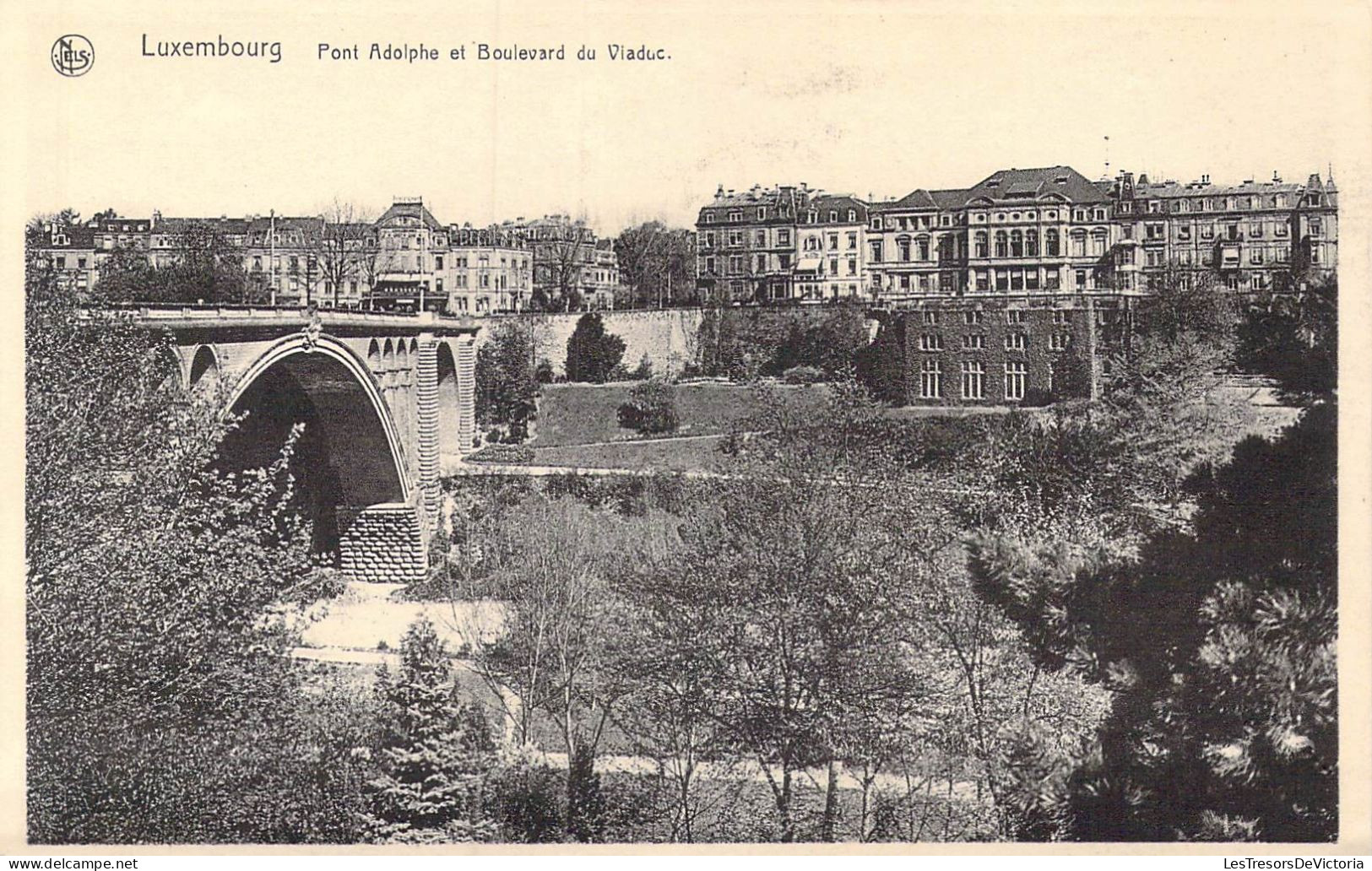 LUXEMBOURG - Pont Adolphe Et Boulevard Du Viaduc - Carte Postale Ancienne - Luxemburgo - Ciudad