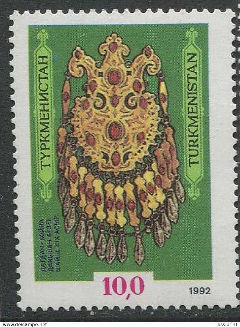 Turkmenistan:Unused Stamp Traditional Jewellery, 1992, MNH - Turkmenistan