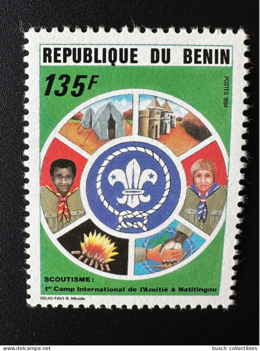 Benin 1994 Mi. 621 Scoutisme Scouts Jamboree Pfadfinder 1er Camp International De L'Amitié Natitingou - Bénin – Dahomey (1960-...)