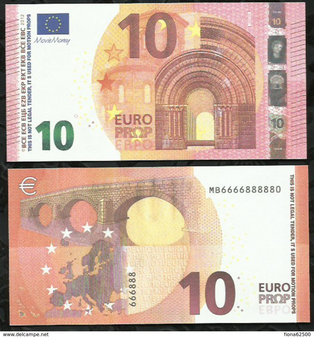 BILLET FACTICE DE 10€00 . CINEMA  . JEUX . - Fiktive & Specimen