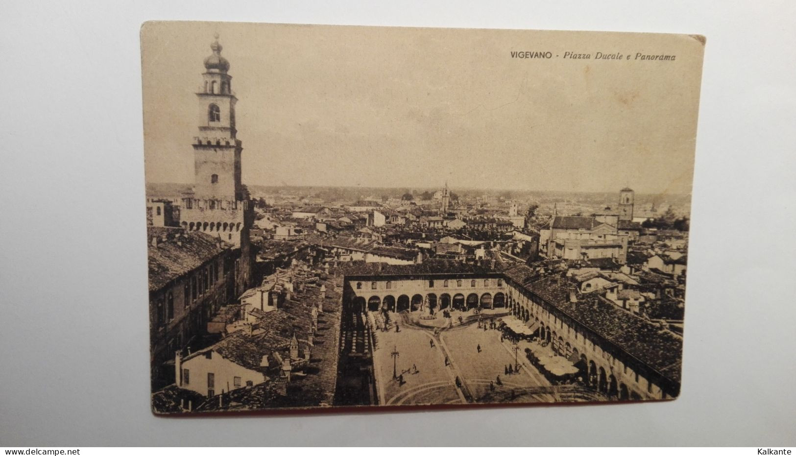 VIGEVANO (Pavia) - 1941 - Piazza Ducale E Panorama - Vigevano