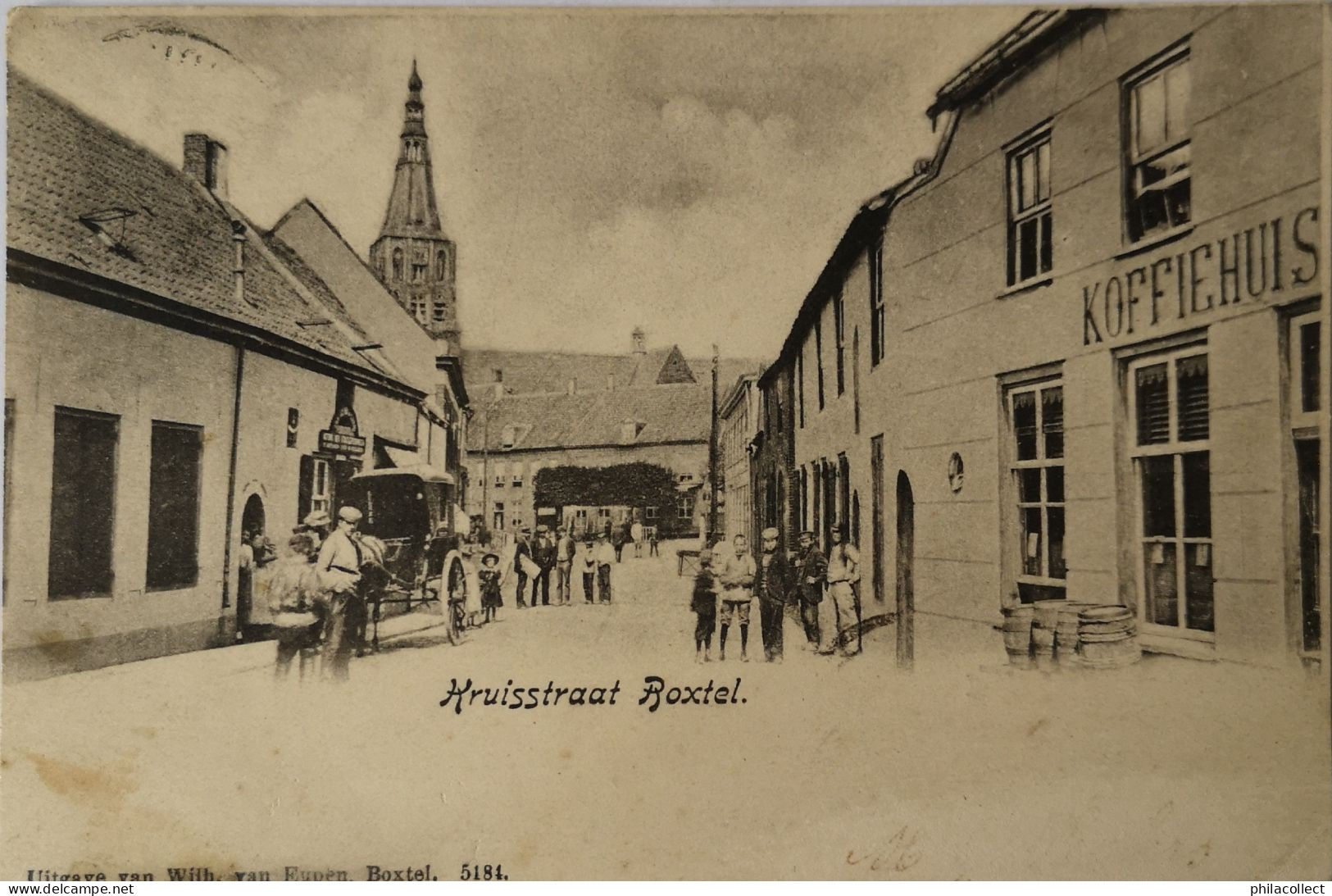 Boxtel (N - Br.) Kruisstraat (Koffiehuis) 1900 Vlekken - Boxtel