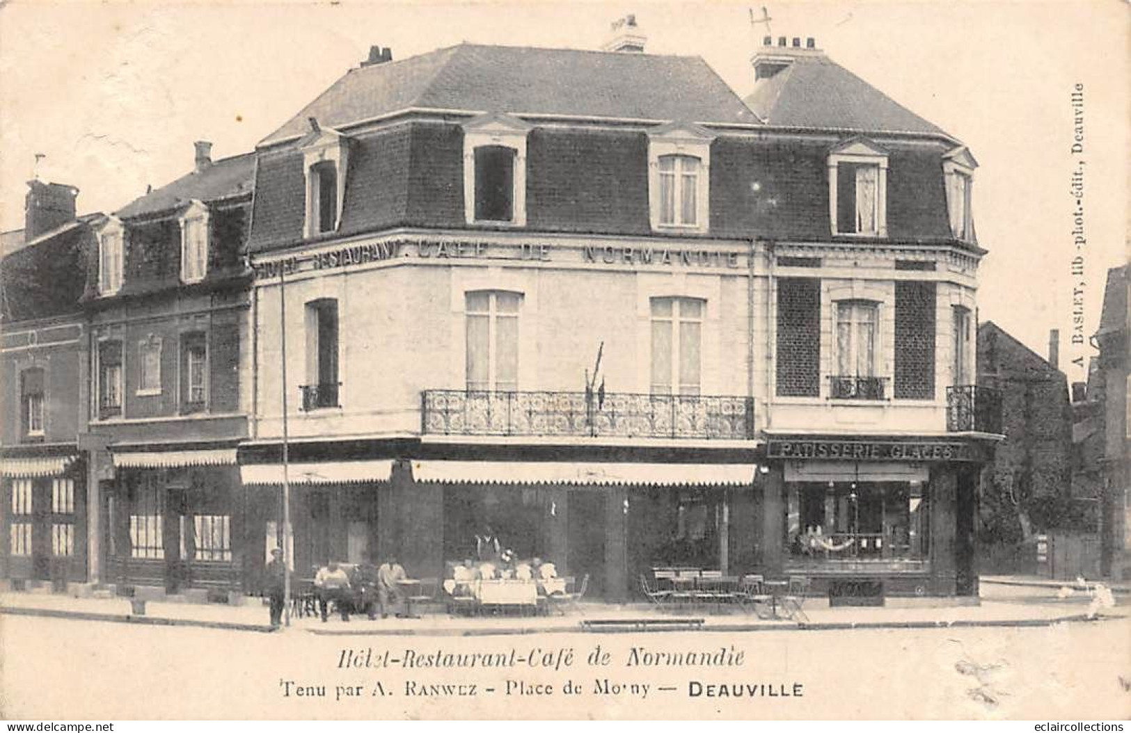 Deauville       14         Hôtel Restaurant Café De Normandie      (voir Scan) - Deauville