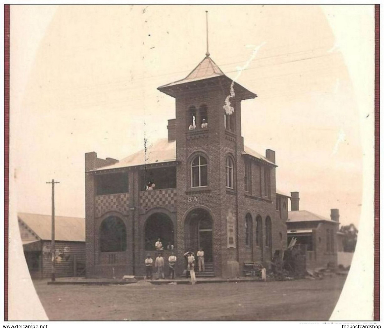 SUPERB AUSTRALIA RP Unidentified Location CARPENTERS & BUILDERS Building A BANK IN AN UNLOCATED TOWN KODAK AUSTRALIA - Other & Unclassified