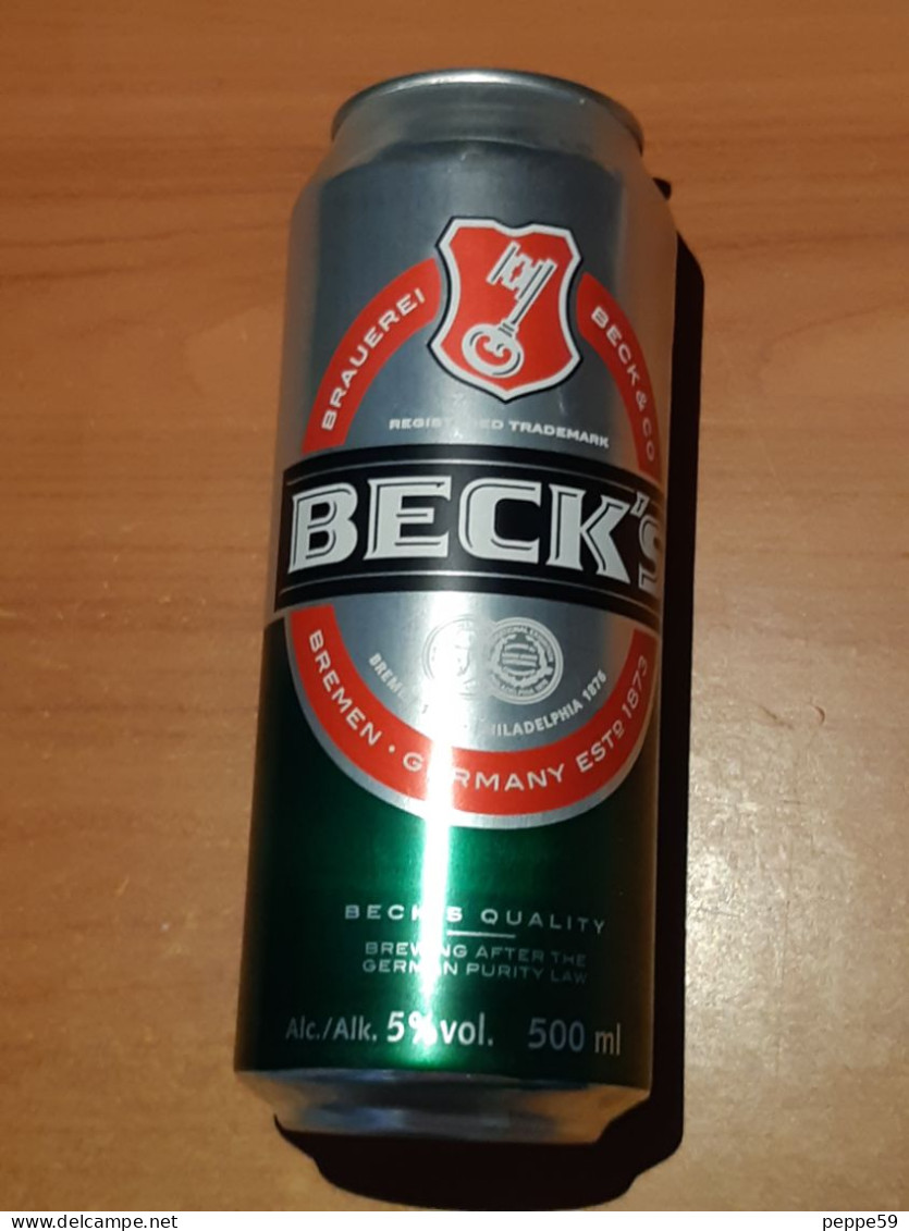 Lattina Italia - Birra Beck's - 50 Cl -  ( Lattine-Cannettes-Cans-Dosen-Latas) - Cans