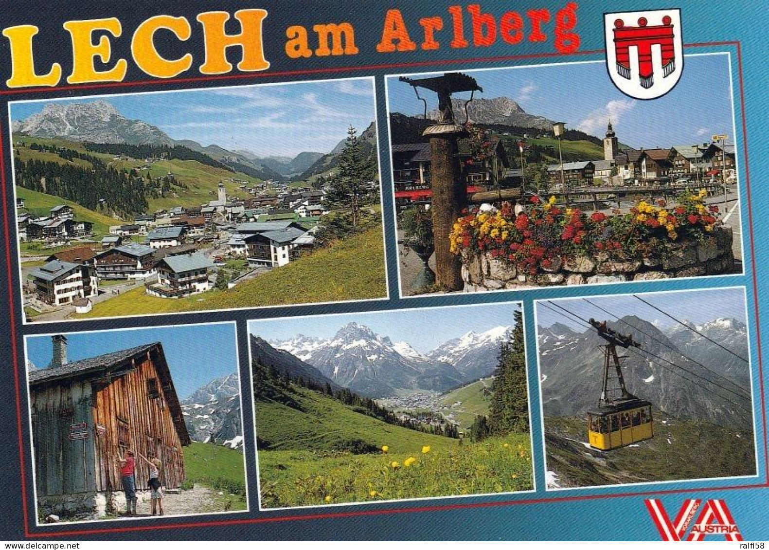 3 AK Österreich / Vorarlberg * Lech Am Arlberg (1450m) Und Oberlech Gegen Karlhorn (2392m) Auch Mit Luftbildaufnahmen * - Lech