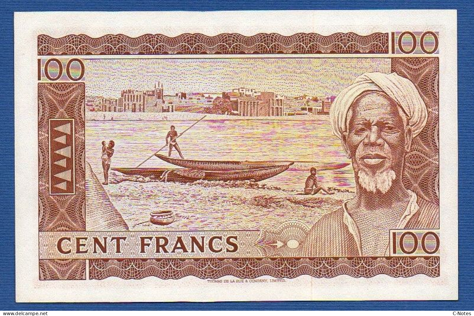 MALI - P. 7 – 100 Francs 22.09.1960 (1967) UNC, S/n Q1241327 - Mali