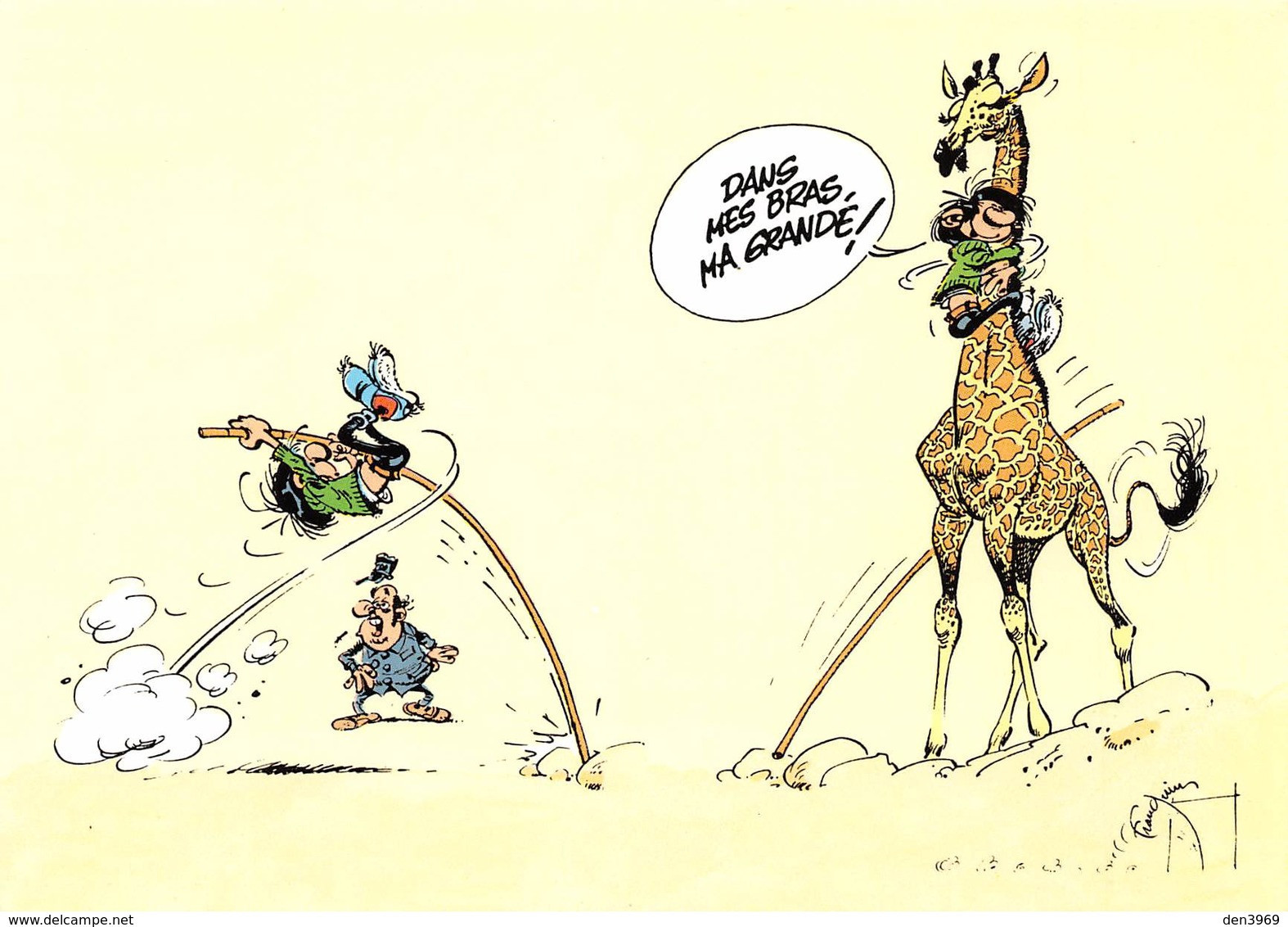 André Franquin - Gaston Lagaffe - Editions Dalix N'1 - GIRAFE - Girafes