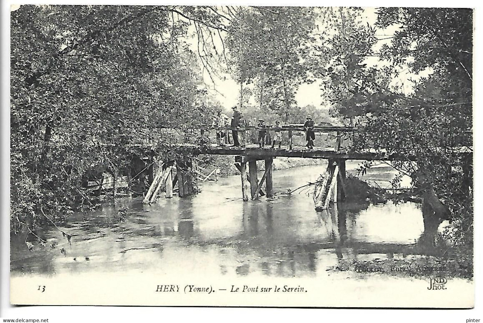 HERY - Le Pont Sur Le Serein - Hery